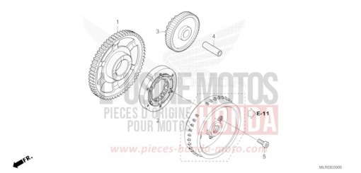 EMBRAYAGE DE DEMARRAGE CB500XAT de 2026